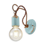 C665_azzurro applique in ceramica