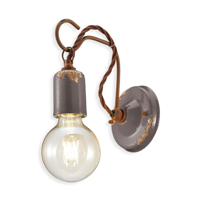 Applique tortora in ceramica Vintage Retro di Ferroluce
