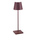 Poldina 41 Bordeaux Portable Lamp By Zafferano