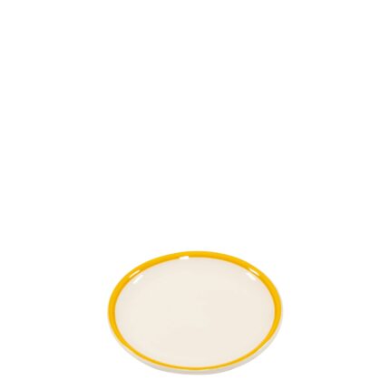 Rim Piattino Giallo Fatto A Mano Zafferano 9
