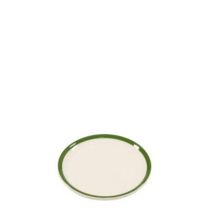 Rim Piattino Verde Fatto A Mano Zafferano 10