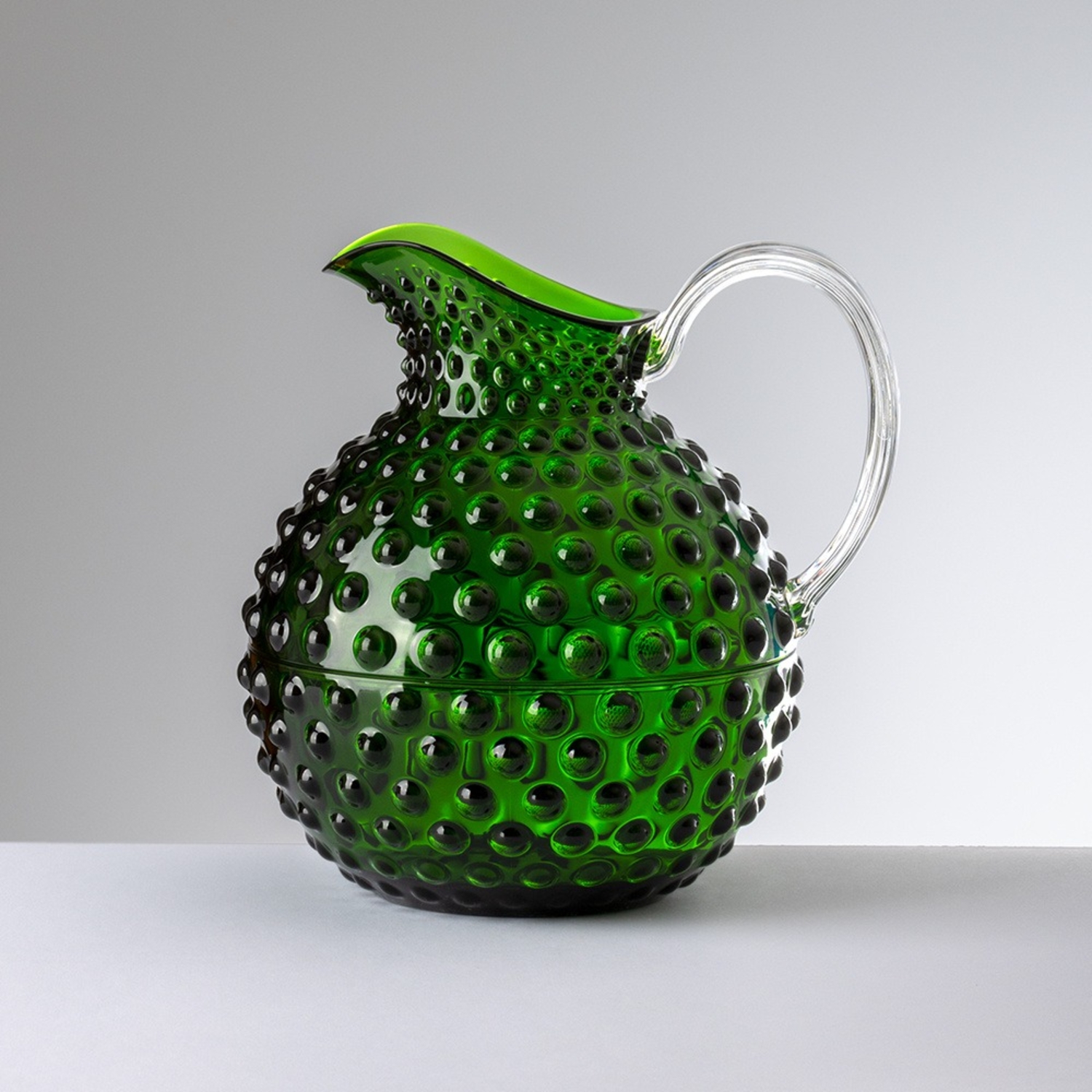 Brocca Genekrupa Verde 2458 Acrilico MariolucaGiusti Florence Italy