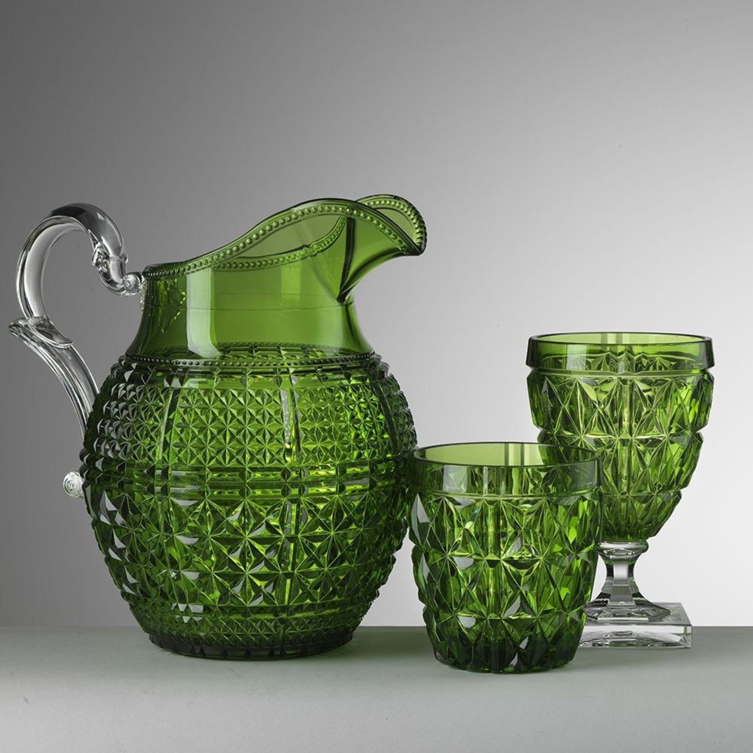 Brocca Halina Verde 2221 G1 O Acrilico MariolucaGiusti Florence Italy