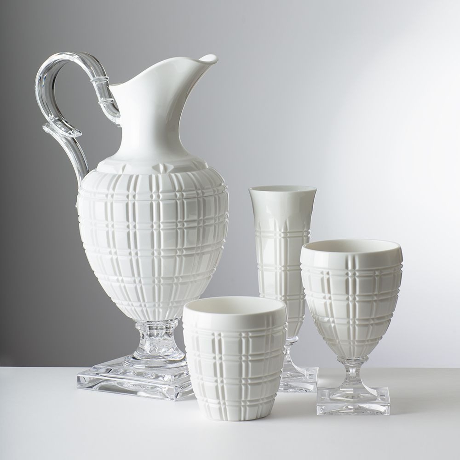 Brocca Imperial Bianco 2286 G1 O Acrilico MariolucaGiusti Florence Italy