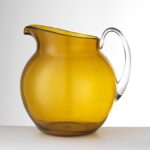 Amber Ball Pitcher 594 Acrylic MariolucaGiusti Florence Italy