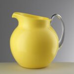 Brocca Palla Smalto Giallo 1469 Acrilico MariolucaGiusti Florence Italy