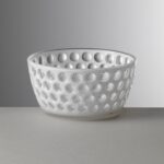Small White Lente Bowl 1370 Acrylic By Mario Luca Giusti Italy Tuscany