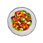 DolceVita Filo Blu Insalatiera 33cm Ambient Ceramica Smaltata Arcucci