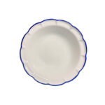 DolceVita Filo Blu Insalatiera 33cm Ceramica Smaltata Arcucci