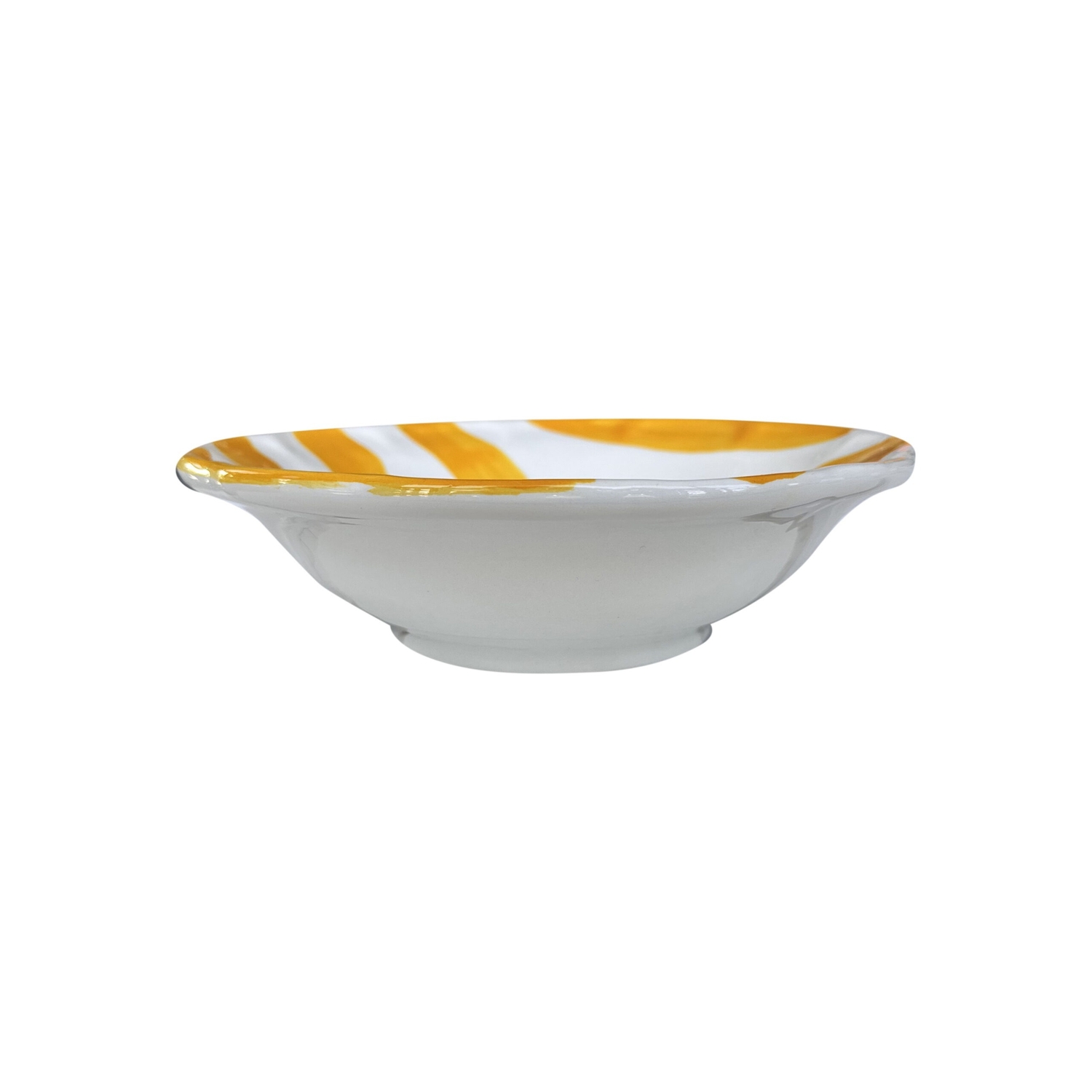 DolceVita Nastro Piatto Fondo Giallo 24cm Di Arcucci