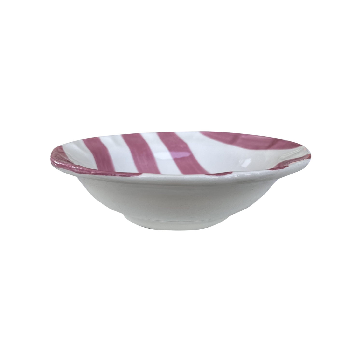 DolceVita Nastro Piatto Fondo Rosa 24cm Di Arcucci