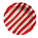 DolceVita Nastro Piatto Fondo Rosso 24cm Arcucci