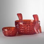 Insalatiera Churchill Rosso 2098 G1 O Acrilico MarioLucaGiusti Florence