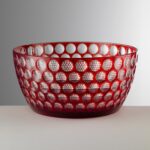 Insalatiera Lente Rosso 1293 Acrilico MarioLucaGiusti Florence