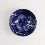 Japonism Carp Small Tayo Bowl 12.7x6.8cm 350ml Blue Tokyo Design2