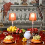 Lamp Cleopatra Arancione 1027 Life2 Acrilico By MariolucaGiusti Florence Italy