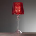 Lamp Cleopatra Rosso 1028 Acrilico By MariolucaGiusti Florence Italy