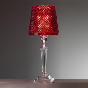 Lamp Cleopatra Rosso 1028 Acrilico By MariolucaGiusti Florence Italy
