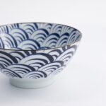 Natsu Nami Mixed Bowl 17.8cm 1000ml Porcellana Blue White 22343 Di Tokyo Design Studio 3