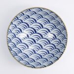 Natsu Nami Ramen Bowl 1000ml Blue White 22337 Di Tokyo Design Studio1