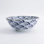 Natsu Nami Ramen Bowl 1000ml Blue White 22337 Di Tokyo Design Studio2