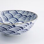 Natsu Nami Ramen Bowl 1000ml Blue White 22337 Di Tokyo Design Studio3