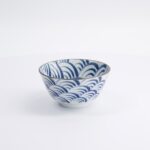 Natsu Nami Rice Bowl 12x6.4cm Blue_White 22335 Di Tokyo Design Studio 4