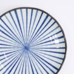 Natsu Tokusa Piatto 16.5x2cm Porcellana Blue White 22331 Di Tokyo Design Studio 3