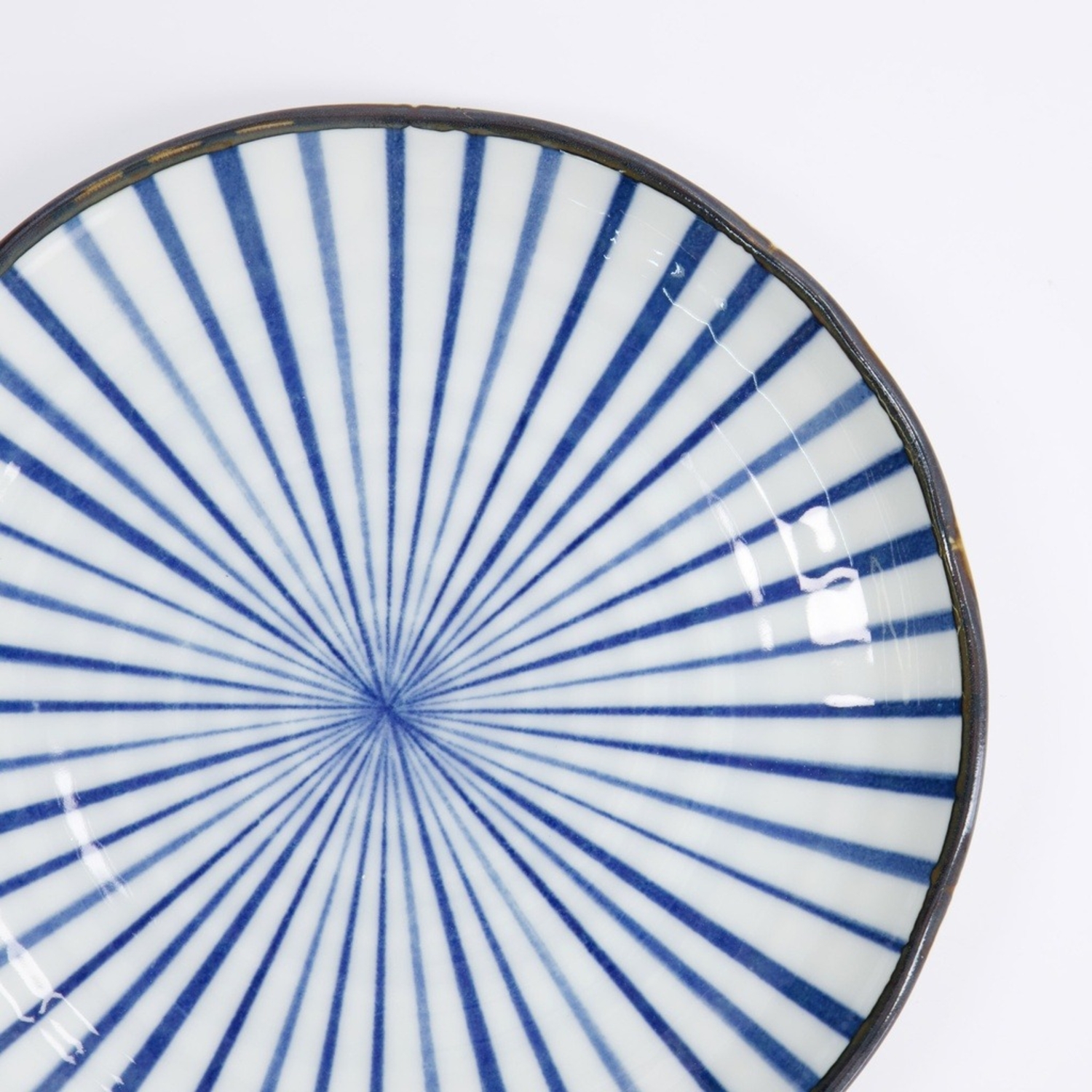 Natsu Tokusa Piatto 16.5x2cm Porcellana Blue White 22331 Di Tokyo Design Studio 3