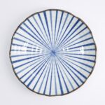 Natsu Tokusa Piatto 24cm Porcellana Blue White 22330 Di Tokyo Design Studio 1