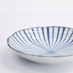 Natsu Tokusa Piatto 24cm Porcellana Blue White 22330 Di Tokyo Design Studio 3
