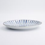 Natsu Tokusa Plate 24.7cm Porcellana Blue_White 22332 Di Tokyo Design Studio 2
