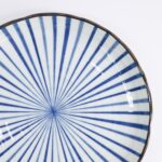 Natsu Tokusa Plate 24.7cm Porcellana Blue_White 22332 Di Tokyo Design Studio 3
