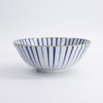 Natsu Tokusa Ramen Bowl 21cm 1000ml Porcellana Blue_White 22328 Di Tokyo Design Studio 2