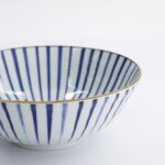 Natsu Tokusa Ramen Bowl 21cm 1000ml Porcellana Blue_White 22328 Di Tokyo Design Studio 3