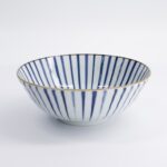 Natsu Tokusa Ramen Bowl 21cm 1000ml Porcellana Blue_White 22328 Di Tokyo Design Studio 4