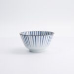 Natsu Tokusa Rice Bowl 12cm Porcellana Blue_White 22326 Di Tokyo Design Studio 2