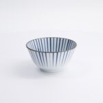 Natsu Tokusa Rice Bowl 12cm Porcellana Blue_White 22326 Di Tokyo Design Studio 4