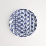 Nippon Blue Plate 16x2cm Star Porcelain Tokyo Design Made In Japan2