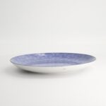 Nippon Blue Plate 25.7x3cm Dots Porcelain Tokyo Design Made In Japan3