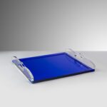 Vassoio Flag Blu 2577 Acrilico MarioLucaGiusti Florence Tuscany