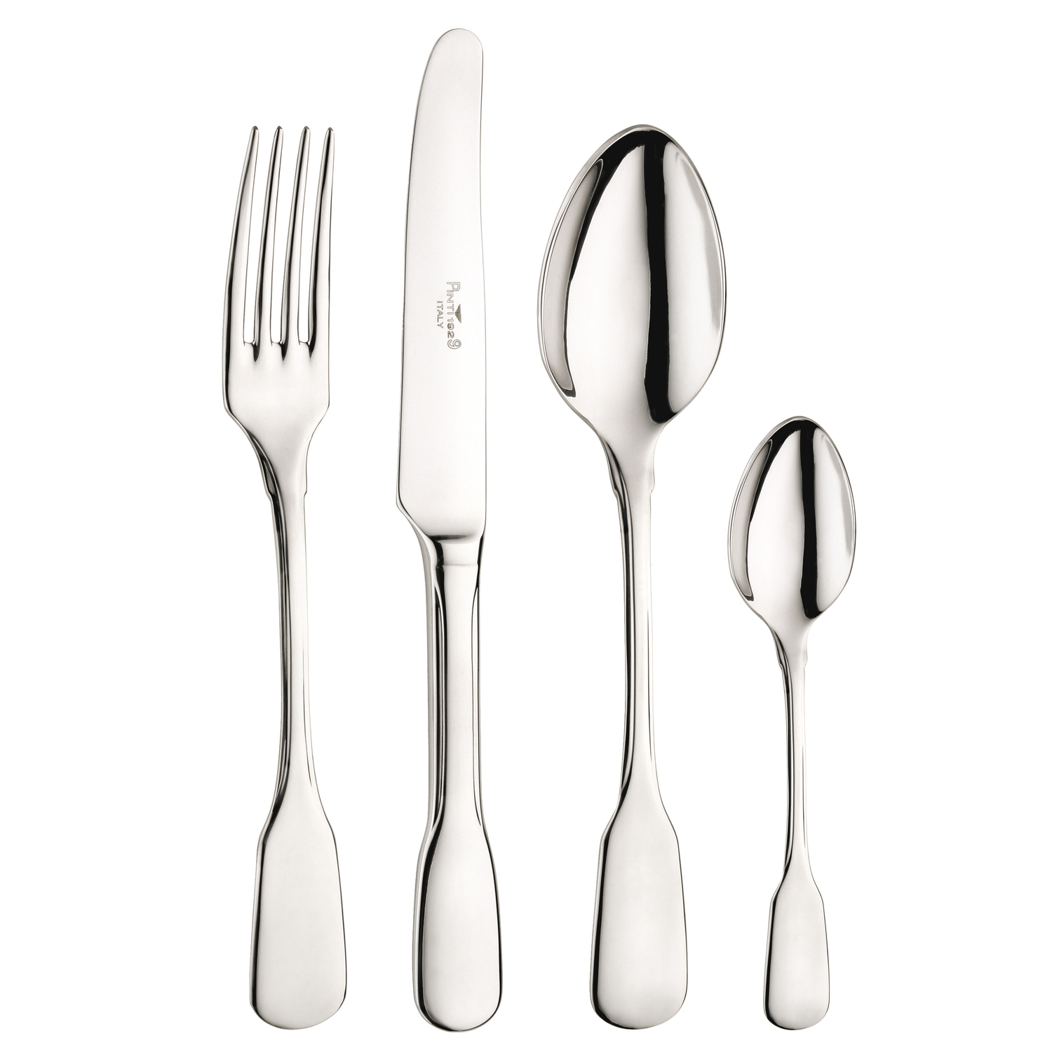 1630 Spaten Set 24 Posate Acciaio Lucido By Pintinox Italy