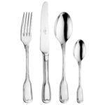 1640 set 24 posate in acciaio lucido Vittoriale by Pintinox