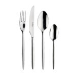 2400 set 24 pz posate in acciaio lucido Stile Pintinox