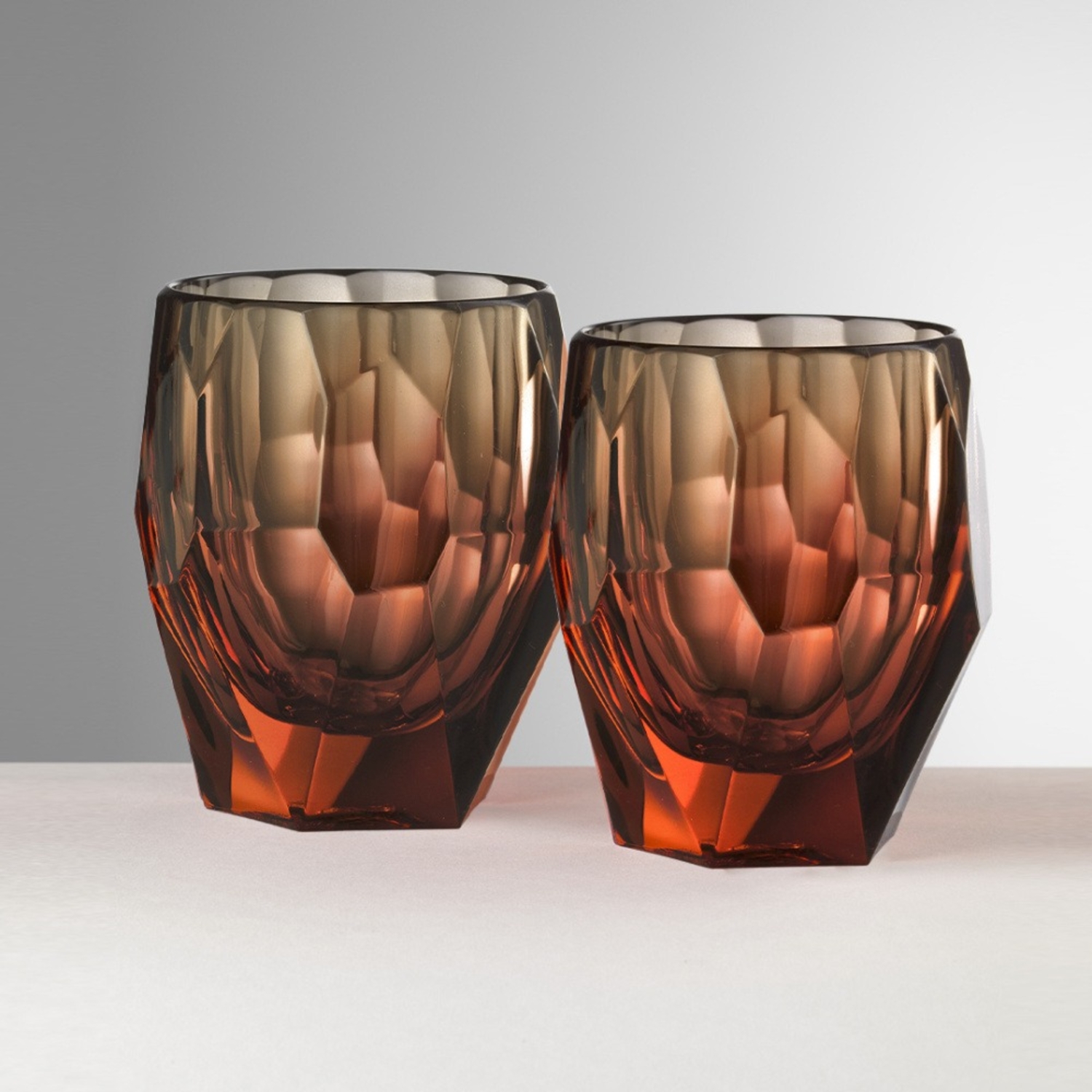 Bicchieri Milly SuperMilly Rubino Acrilico Mario Luca Giusti Florence Italy