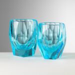 Bicchieri Milly SuperMilly Turchese Acrilico Mario Luca Giusti Florence Italy