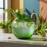 Brocca Verde 1.4 Litri In Acrilico Plutone By Mario Luca Giusti