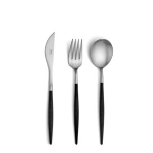 Dalper Mya Black Cutlery Set Matte Vintage PVD