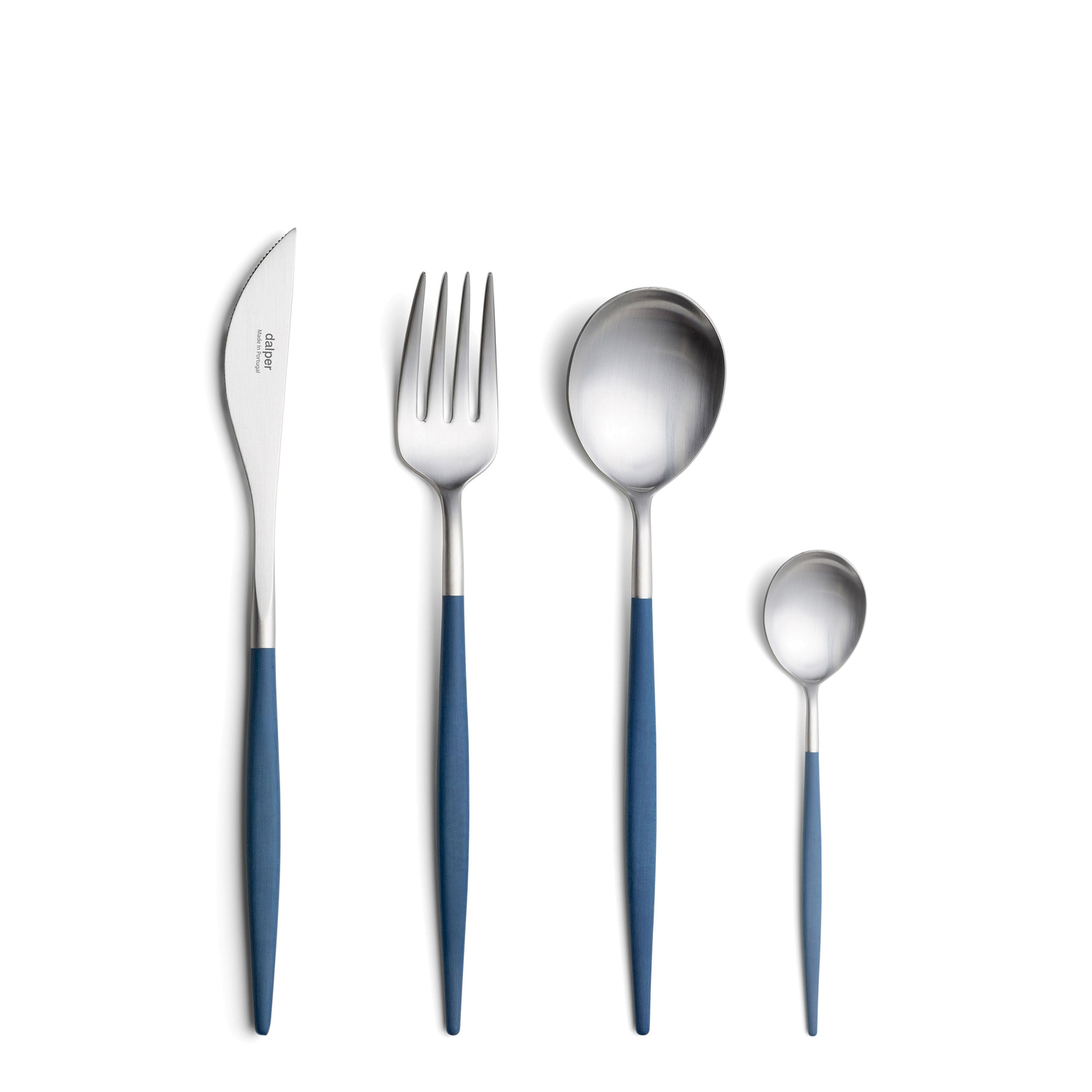 Dalper Mya Blue Cutlery Set Matte Vintage PVD Set24
