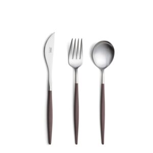 Dalper Mya Brown Cutlery Set Matte Vintage PVD